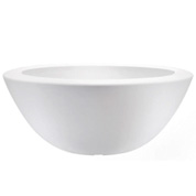 pure soft bowl - d50 cm h20 cm - blanc - elho
